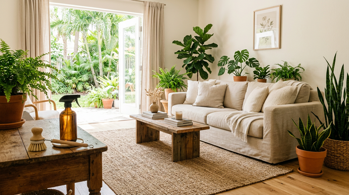 Eco-Friendly Living Room Cleaning for Tampa Bay