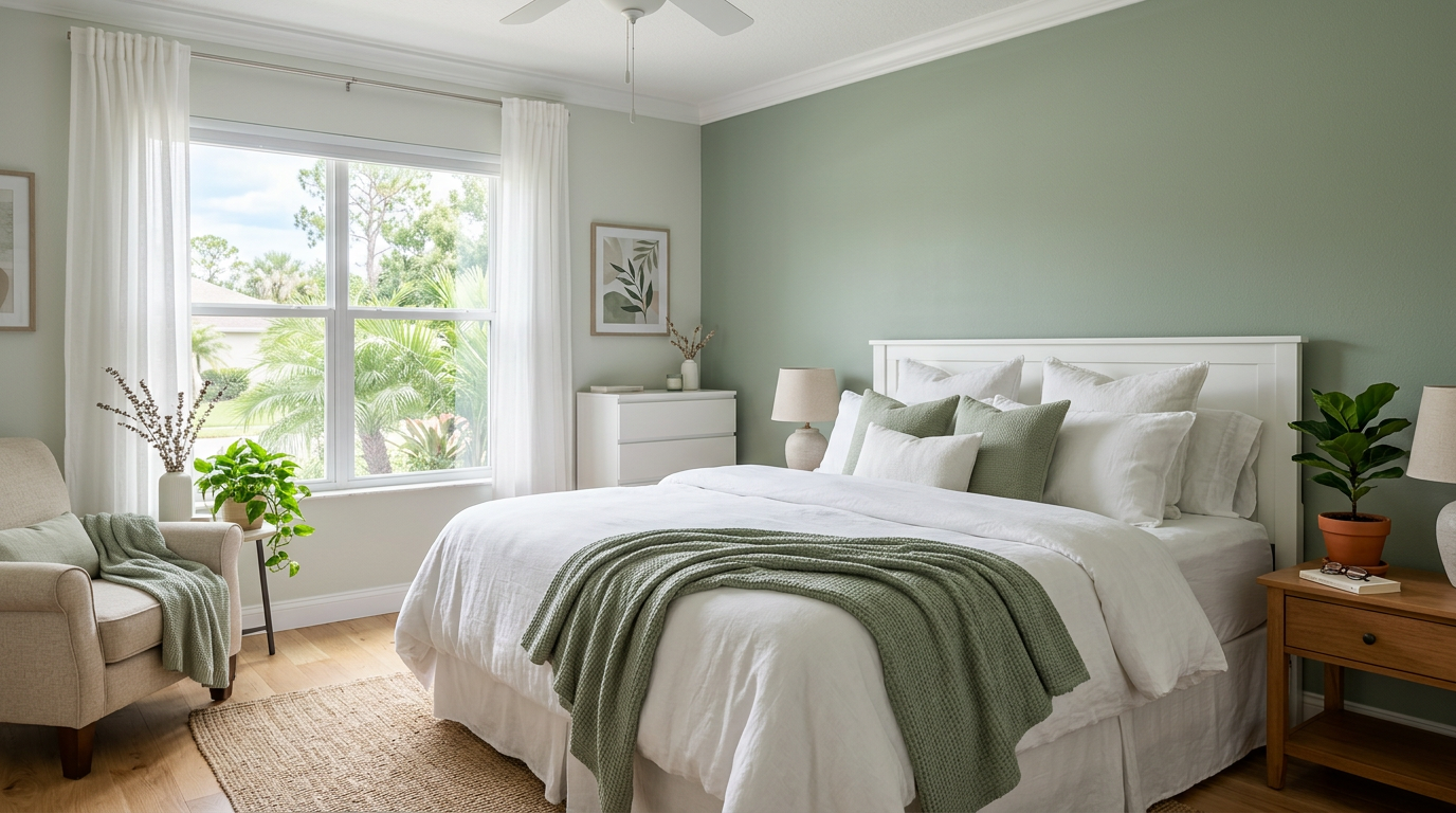 Green Bedroom Cleaning Routine for Tampa Bay